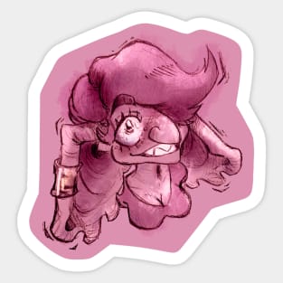 Pink Gobby Sticker